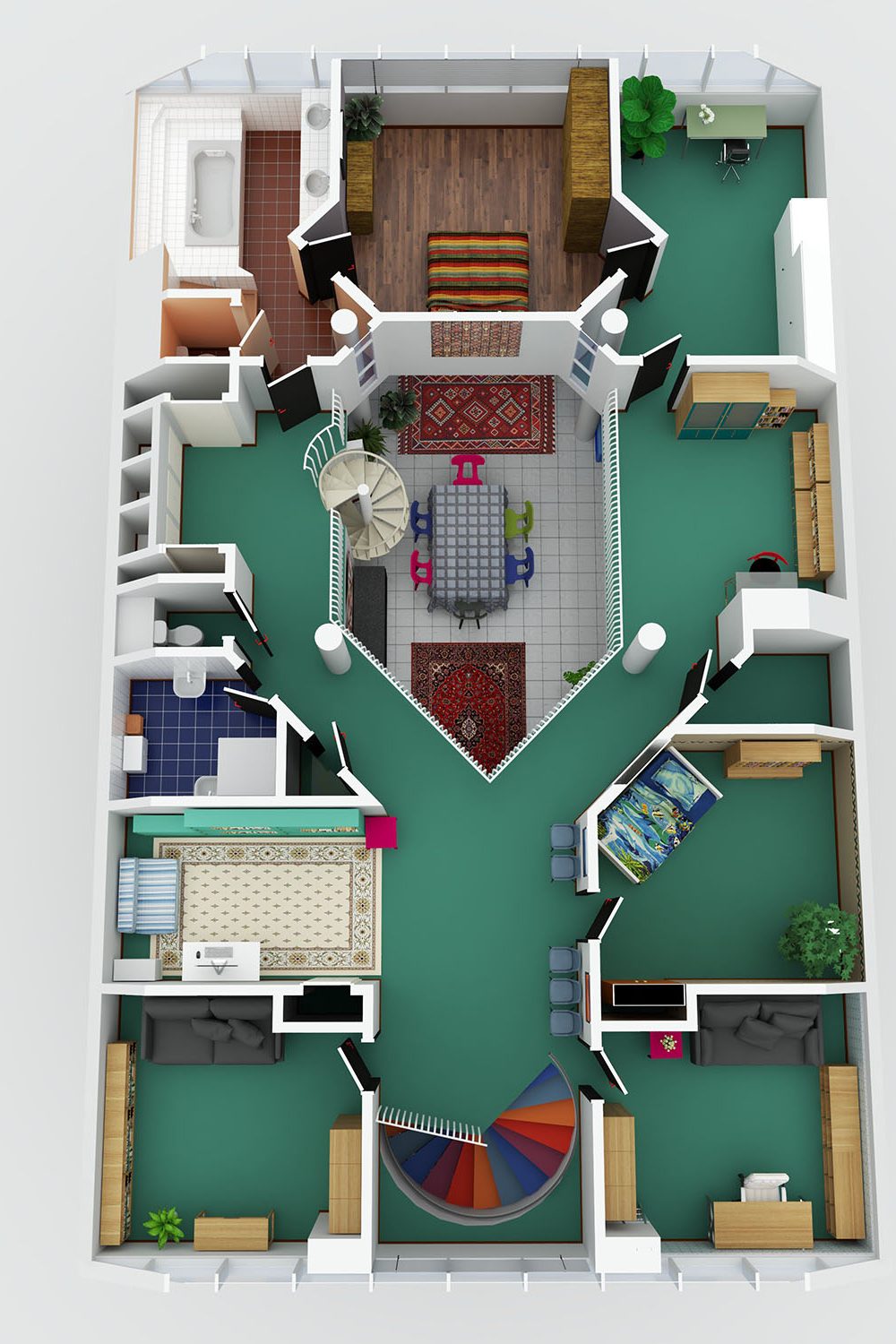 3D Floor Plan 6